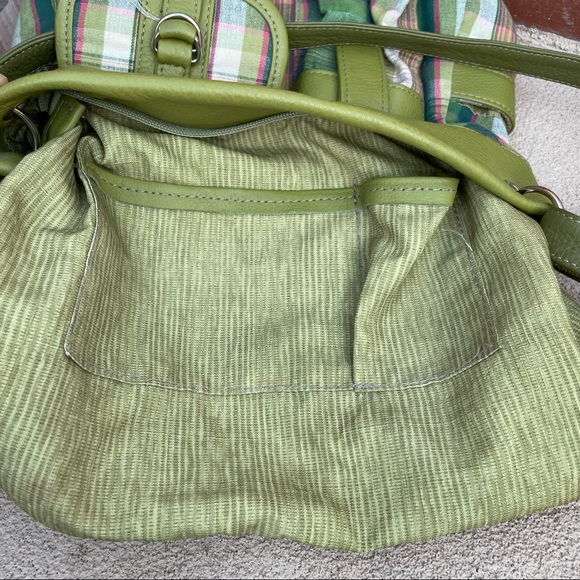 Danilo’s Fine Leather & Plaid Canvas Crossbody/Shoulder Bag made in Honduras - Picture 7 of 10